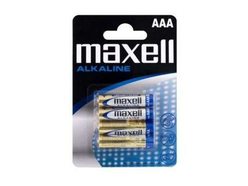 Алкални батерии Maxell 723671 AAA LR03 1,5 V (12 броя)