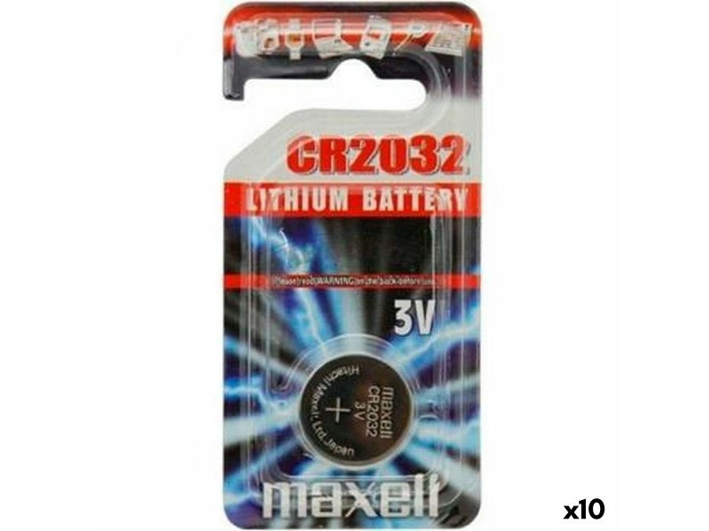 Акумулаторна батерия Maxell 10238500 3V CR2032 Lithium (10 броя)