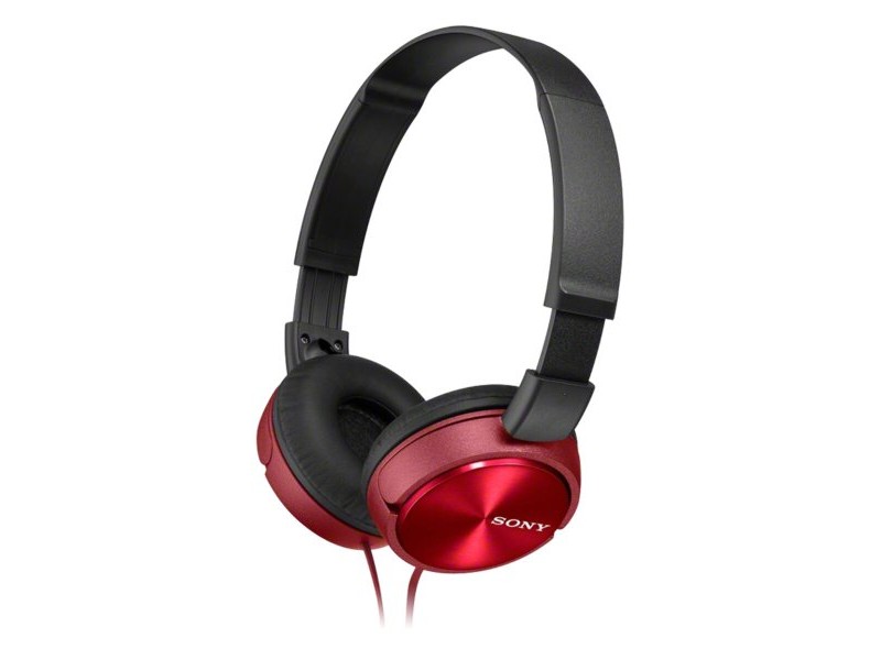 Слушалки с лента за глава Sony MDR-ZX310 98 dB Червен