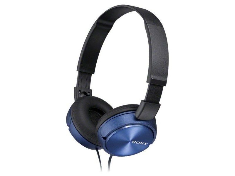 Слушалки с лента за глава Sony MDR-ZX310AP Син
