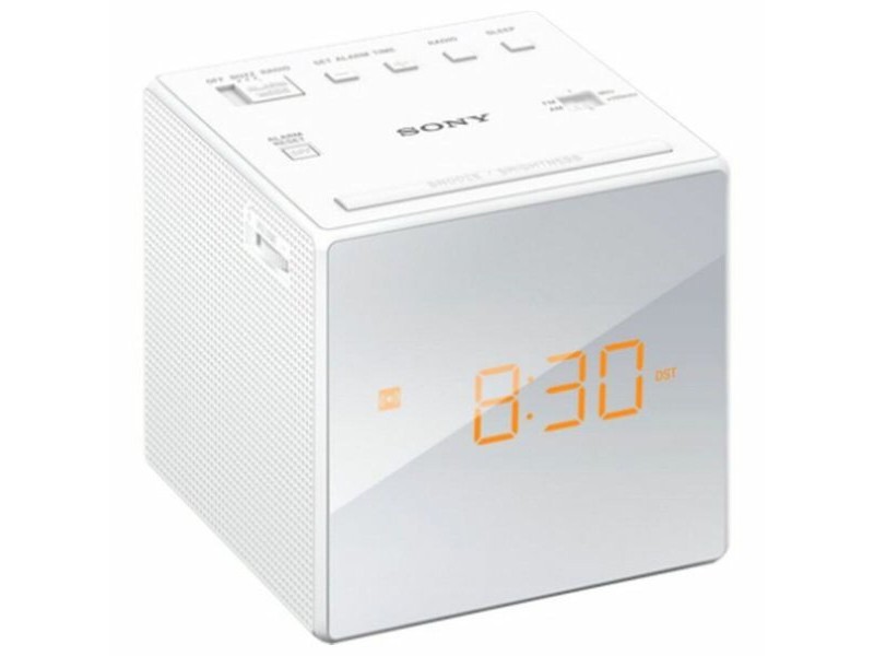 Радио часовник Sony ICFC1W LED Бял