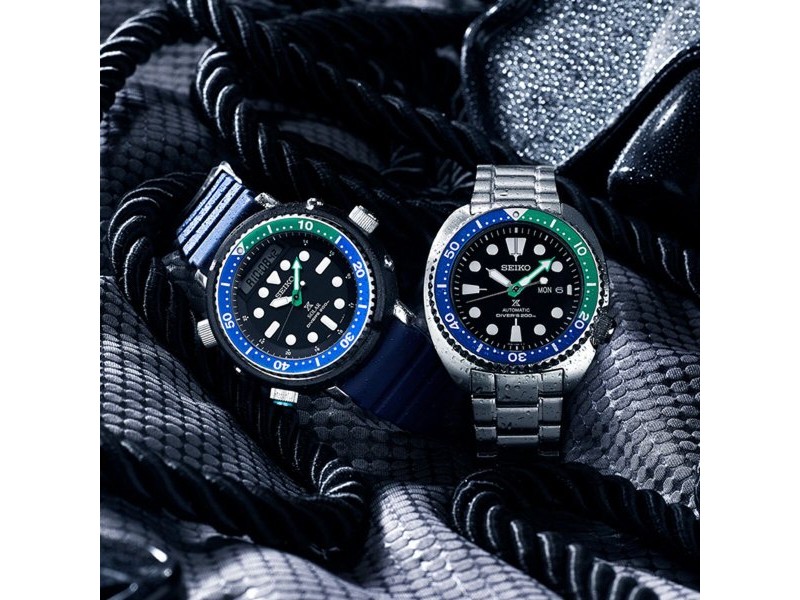 Мъжки часовник Seiko SRPJ35K1 Черен Сребрист
