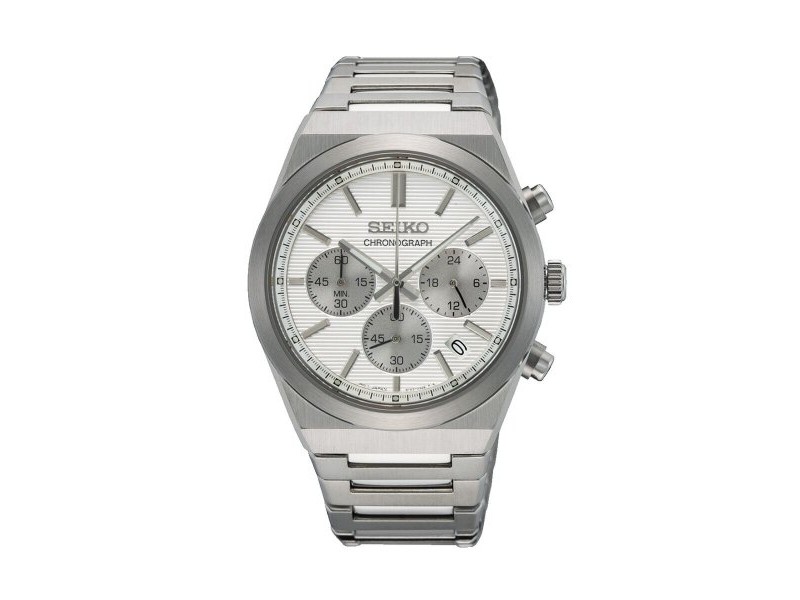 Мъжки часовник Seiko SSB451P1 Сребрист