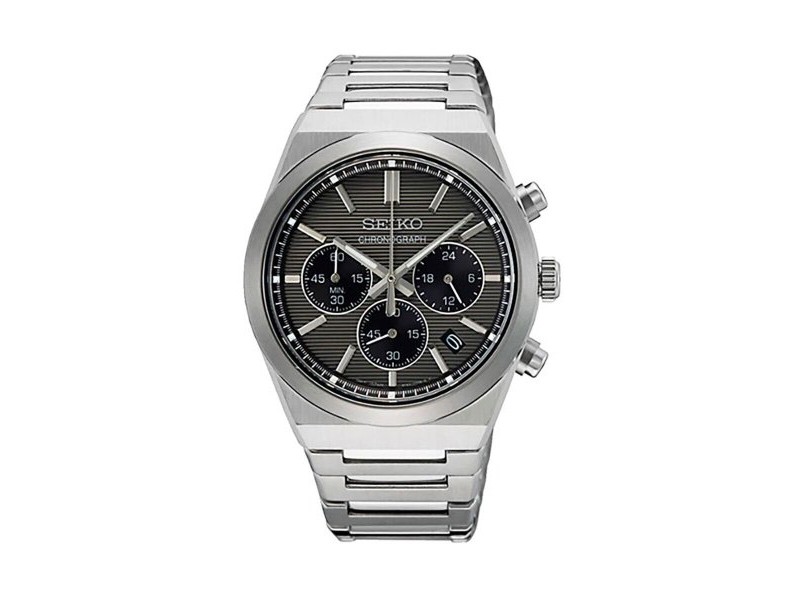 Мъжки часовник Seiko SSB455P1 Сив Сребрист