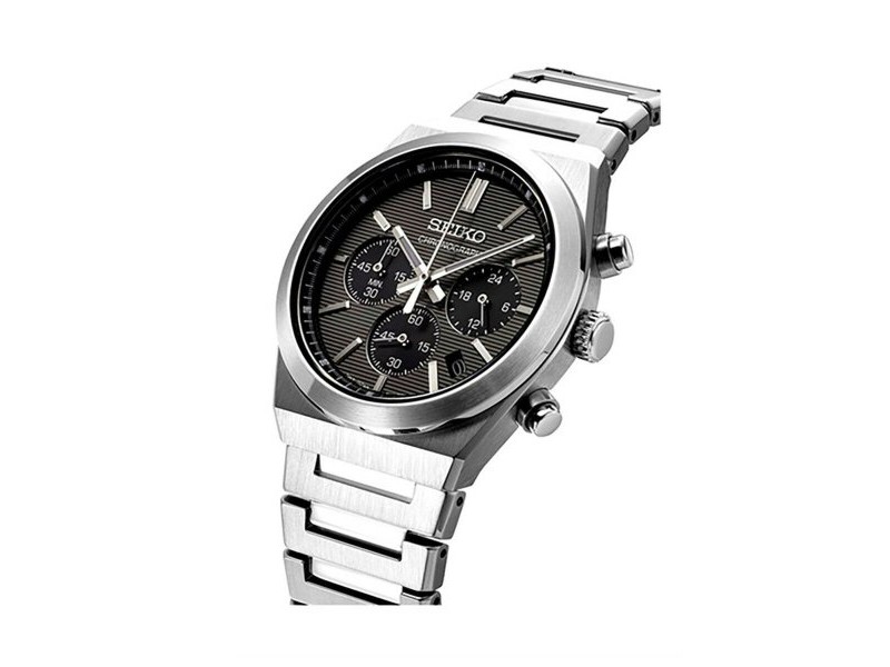 Мъжки часовник Seiko SSB455P1 Сив Сребрист
