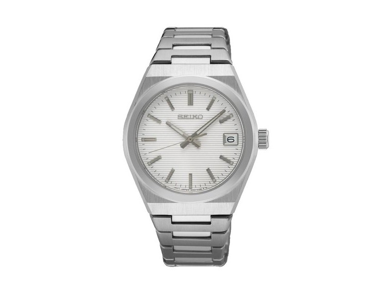 Мъжки часовник Seiko SUR573P1 Сребрист (Ø 34 mm)