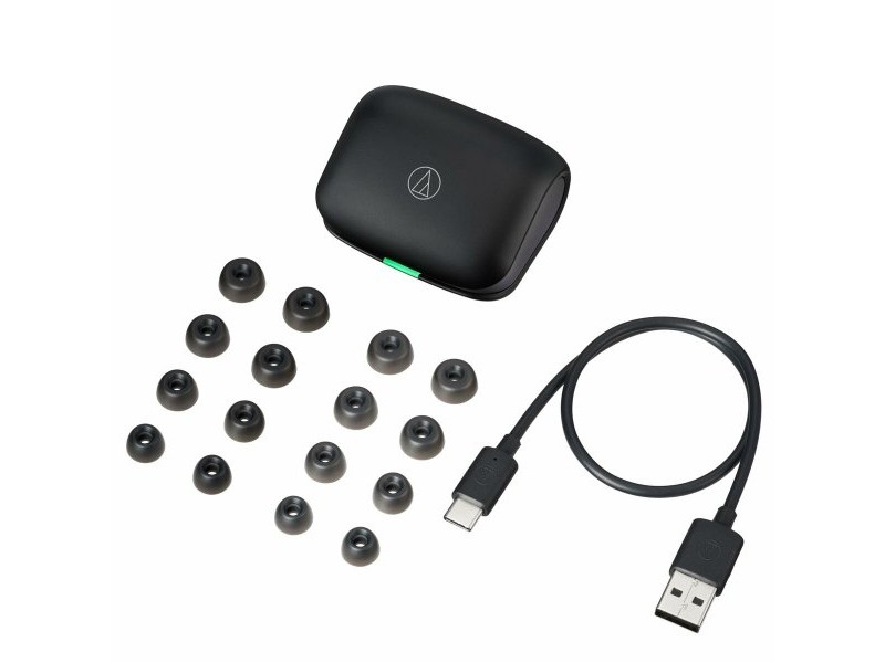 Малки Блутут Слушалки Audio-Technica Iberia ATH-TWX7BK Черен