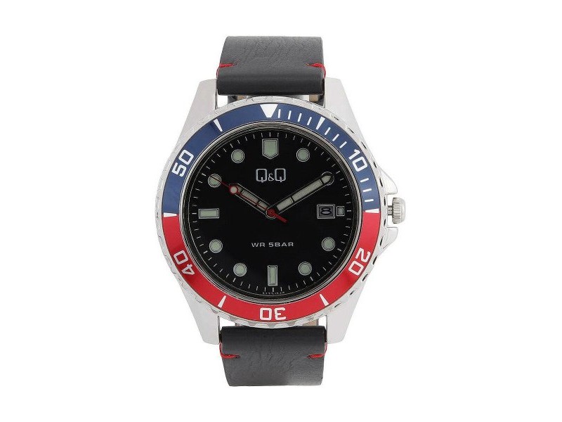 Мъжки часовник Q&Q A172J342Y Черен (Ø 43 mm)