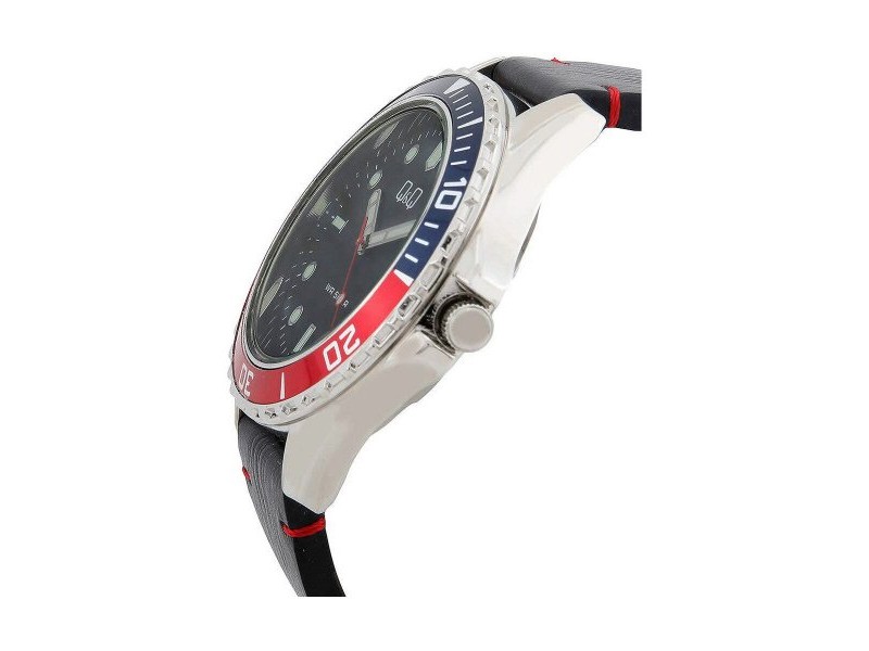 Мъжки часовник Q&Q A172J342Y Черен (Ø 43 mm)