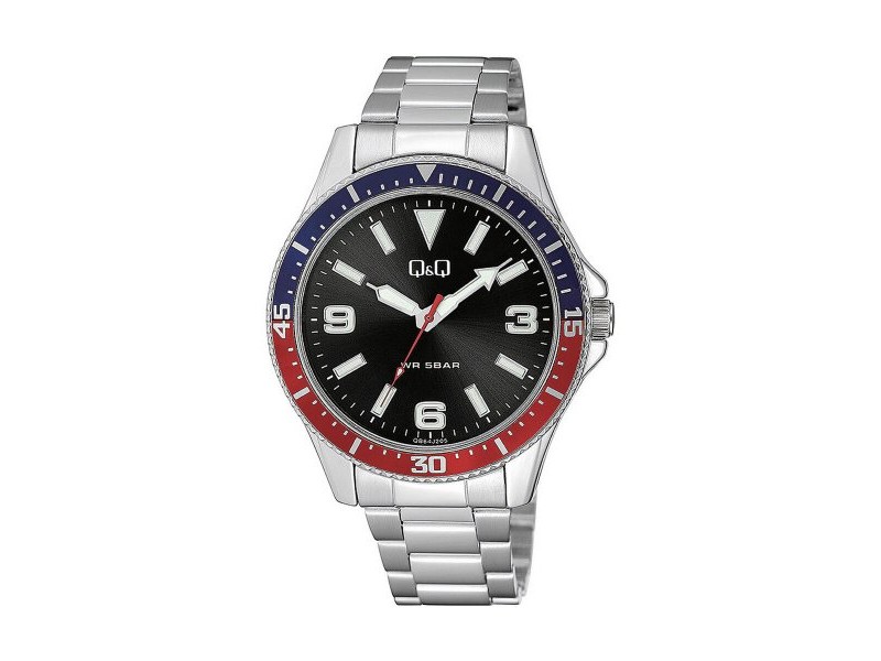 Мъжки часовник Q&Q QB64J205Y (Ø 45 mm)
