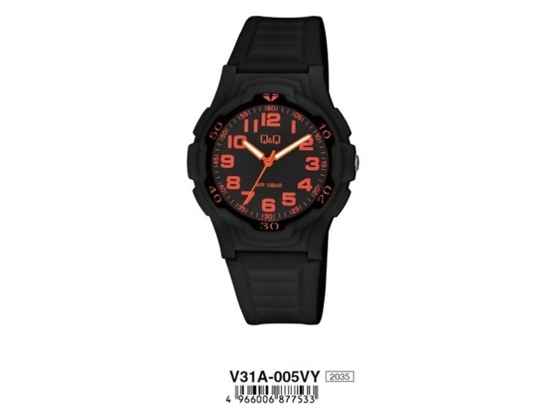 Мъжки часовник Q&Q V31A-005VY Бял Сребрист (Ø 40 mm)