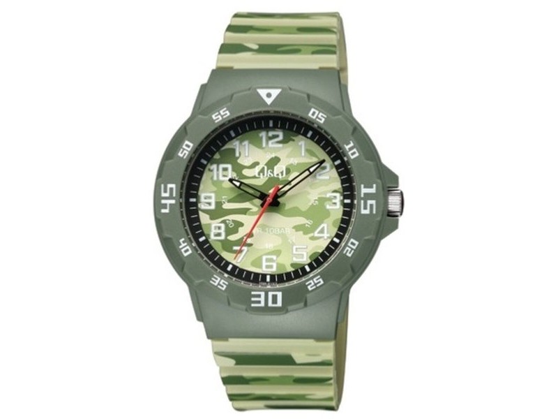 Мъжки часовник Q&Q V02A-011VY (Ø 43 mm)