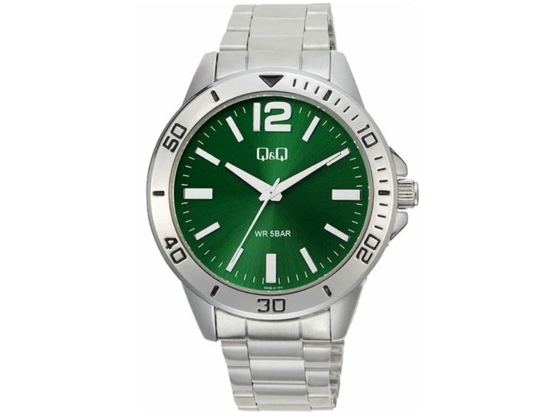 Мъжки часовник Q&Q Q28B-011PY (Ø 44 mm)