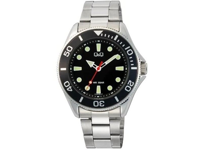 Мъжки часовник Q&Q GENT DIVER BLACK (Ø 41 mm)