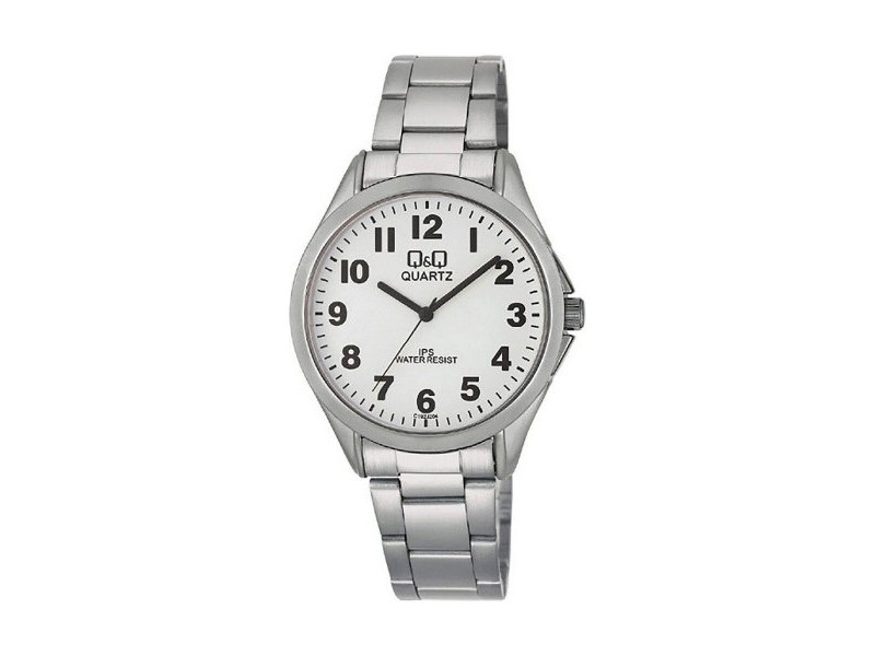 Мъжки часовник Q&Q C192J204Y Сребрист (Ø 38 mm)