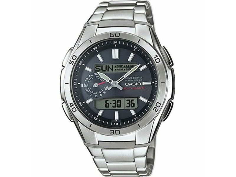Мъжки часовник Casio WVA-M650D-1AER Черен Сив Сребрист