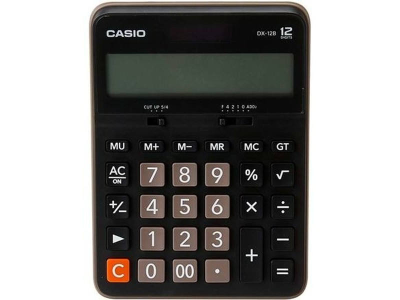 Калкулатор Casio DX-12B Черен