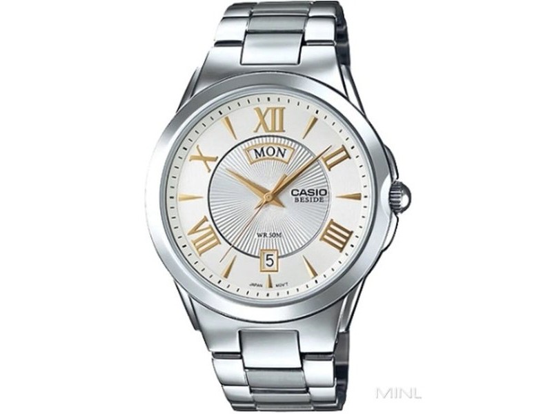 Мъжки часовник Casio BESIDE Сребрист (Ø 41 mm)