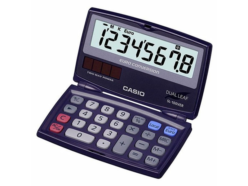 Калкулатор Casio Син Джобен