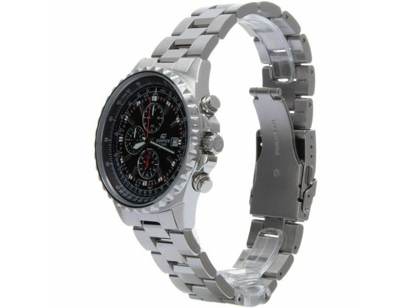 Мъжки часовник Casio EF-527D-1AVEF Черен Сив Сребрист