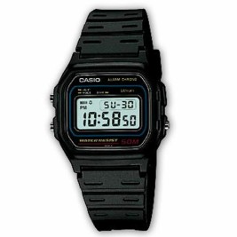 Мъжки часовник Casio W-59-1VQES Черен Сив (Ø 34 mm)