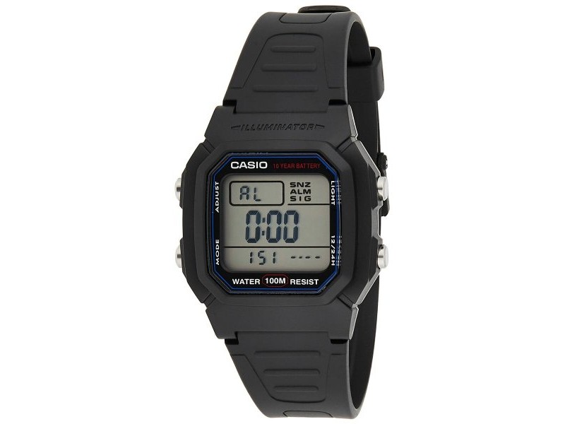 Мъжки часовник Casio Bruni Basics-Clear W-800H-1AVES Аларма Хронометър Будилник