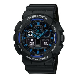 Мъжки часовник Casio G-Shock GA-100-1A2ER Ø 51 mm Черен Многоцветен