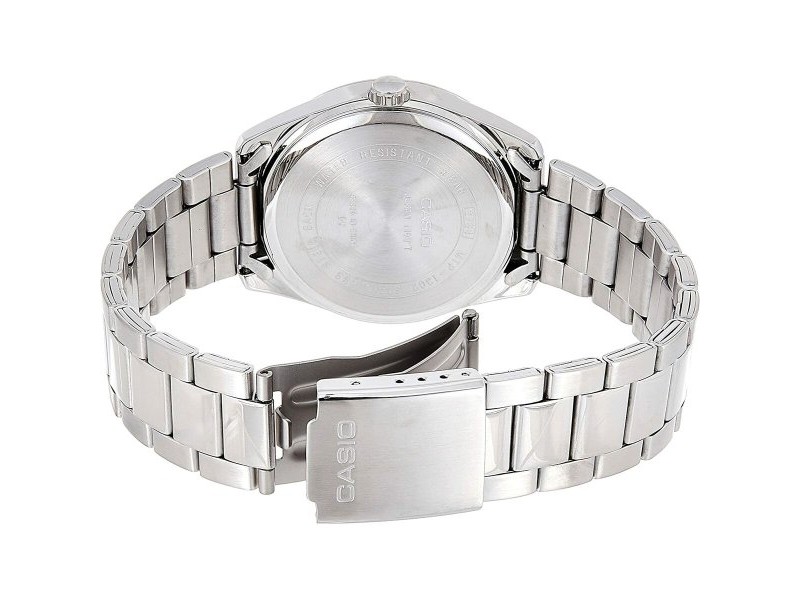 Мъжки часовник Casio DATE Черен Сребрист (Ø 39 mm)