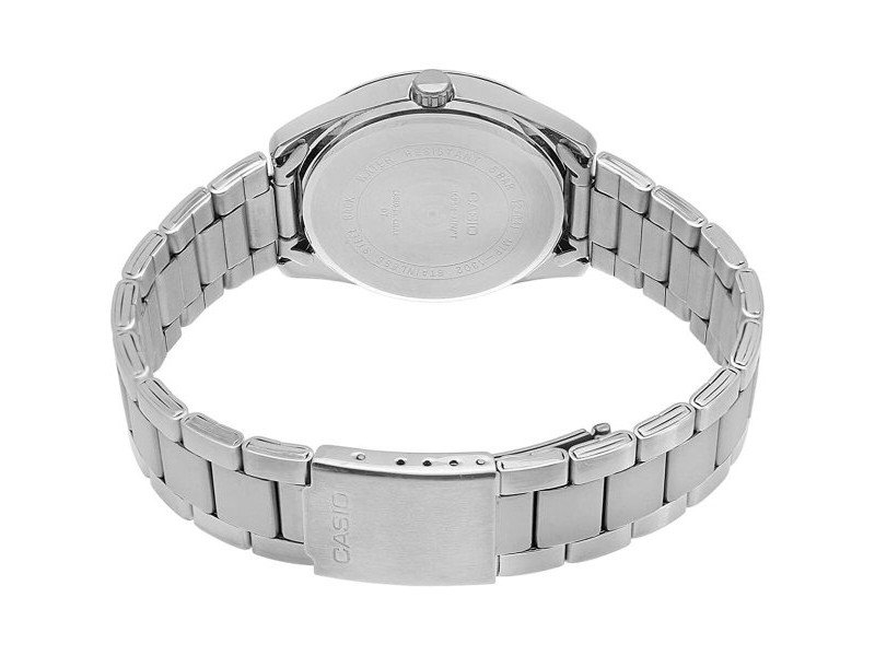 Мъжки часовник Casio DATE Черен Сребрист (Ø 39 mm)