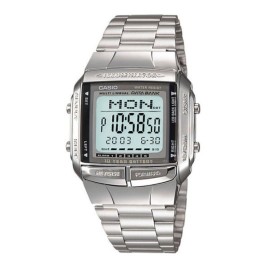 Мъжки часовник Casio DATABANK Сребрист (Ø 38 mm)