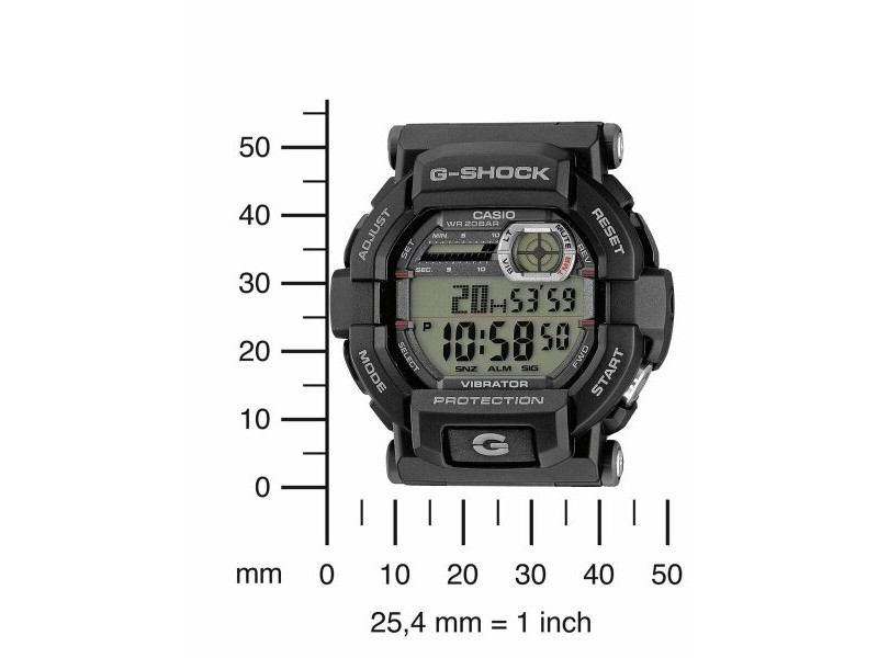 Мъжки часовник Casio G-Shock GD-350-1ER Черен