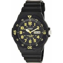 Мъжки часовник Casio DIVER 100M Жълт Черен (Ø 44,5 mm)