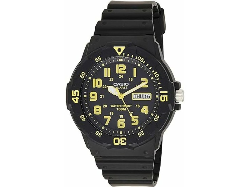 Мъжки часовник Casio DIVER 100M Жълт Черен (Ø 44,5 mm) Мъжки часовник Casio DIVER 100M Жълт Черен (Ø 44,5 mm)