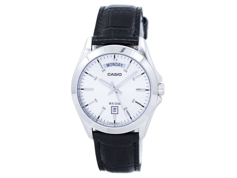 Мъжки часовник Casio DAY DATE Черен (Ø 40 mm)