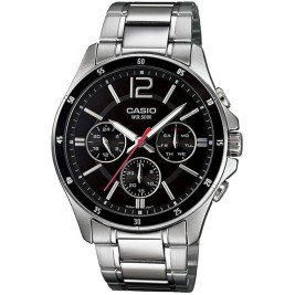 Мъжки часовник Casio MULTIFUNCTION CALENDAR - BLACK Черен Сребрист (Ø 43,5 mm) (Ø 35 mm)