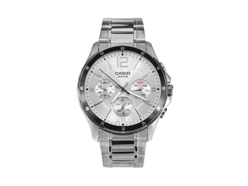 Мъжки часовник Casio ENTICER GENT Сив Сребрист (Ø 35 mm) (Ø 43,5 mm) Мъжки часовник Casio ENTICER GENT Сив Сребрист (Ø 35 mm) (Ø 43,5 mm)