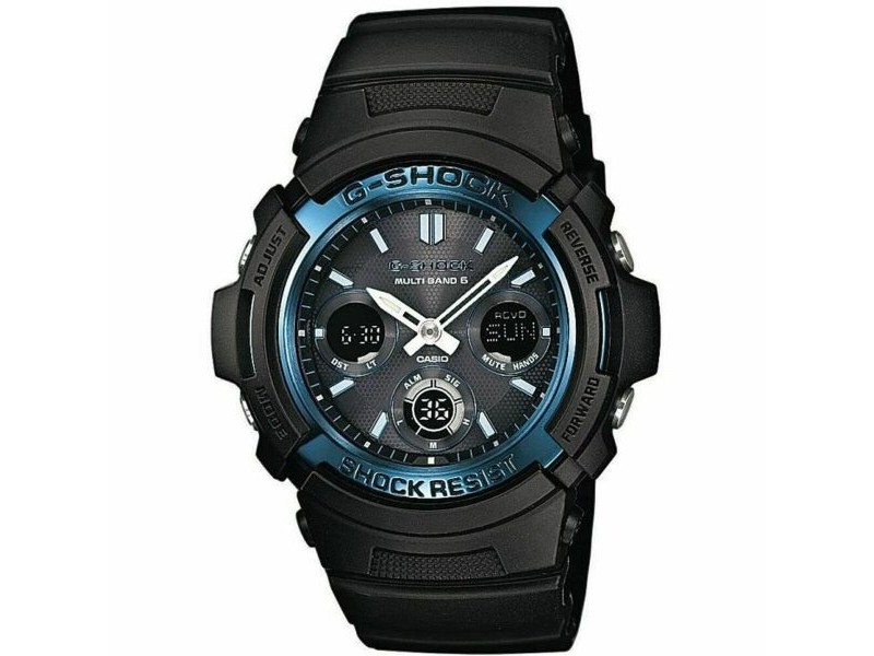 Мъжки часовник Casio Син Черен noir (Ø 47 mm)