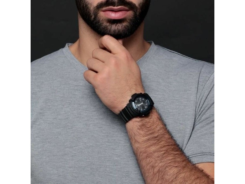 Мъжки часовник Casio Син Черен noir (Ø 47 mm)