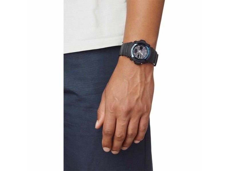 Мъжки часовник Casio Син Черен noir (Ø 47 mm)