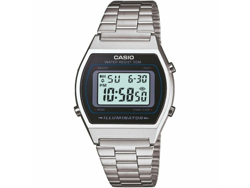 Мъжки часовник Casio B640WD-1AVEF Черен Сребрист
