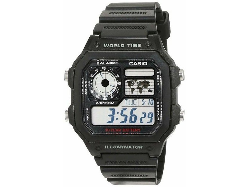 Мъжки часовник Casio Черен