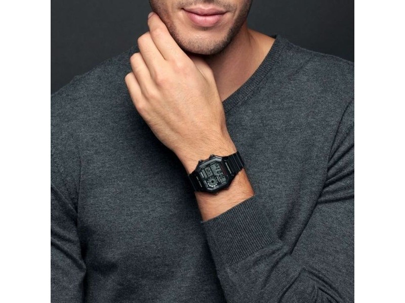 Мъжки часовник Casio Черен