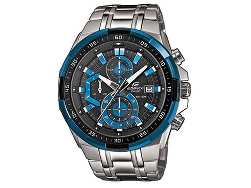 Мъжки часовник Casio EFR-539D-1A2VUEF Черен Сребрист