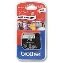 Ламинирана лента за етикетиране Brother M-K231B Черен Черен/Бял 12 mm