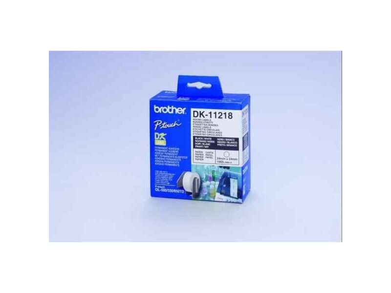 Етикети за принтер Brother DK11218 Бял