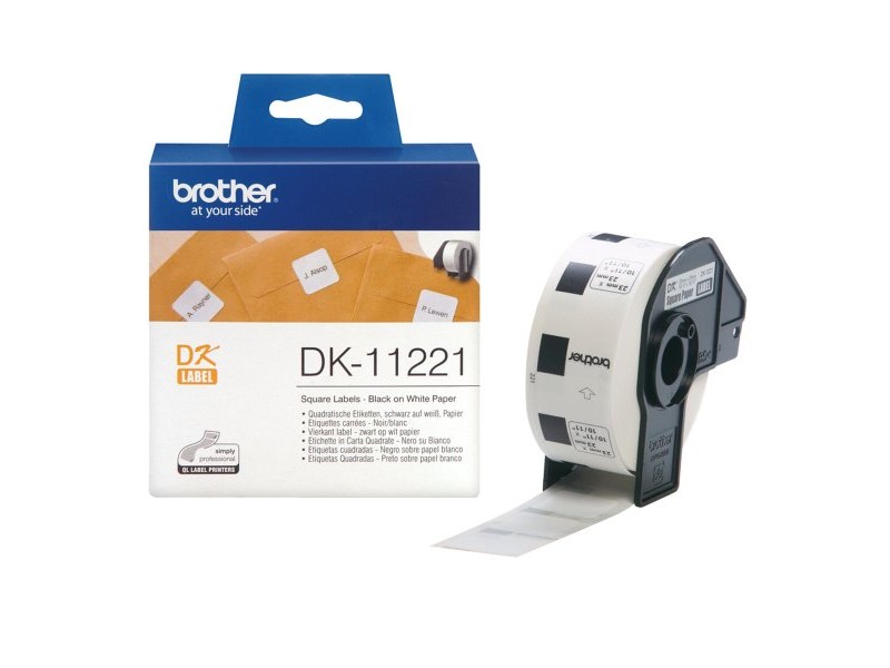 Етикети за принтер Brother DK11221 Бял