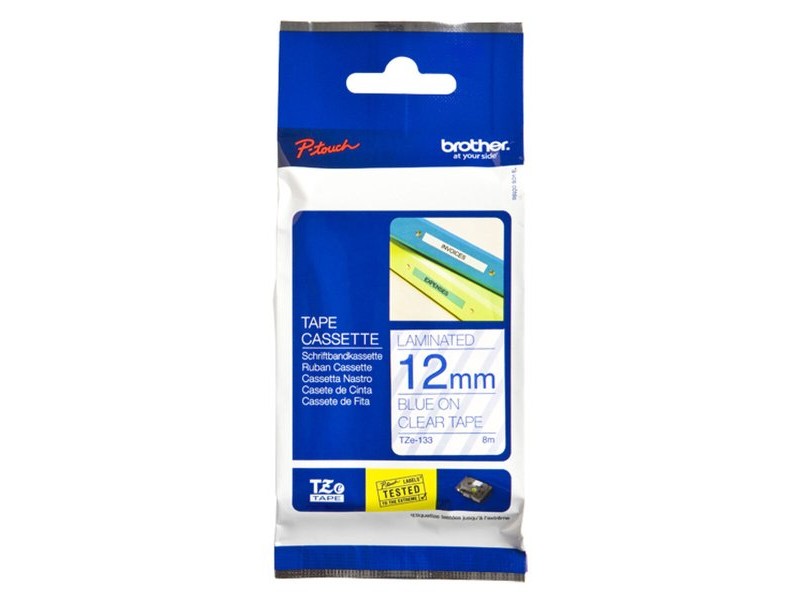 Оригиална касета за мастило Brother Cinta laminada 12mm Сив