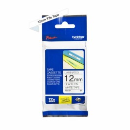 Ламинирана лента за етикетиране Brother TZe231 Черен/Бял