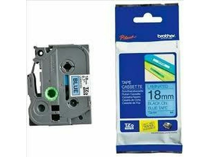 Ламинирана лента за етикетиране Brother TZE541 Черен 18mm