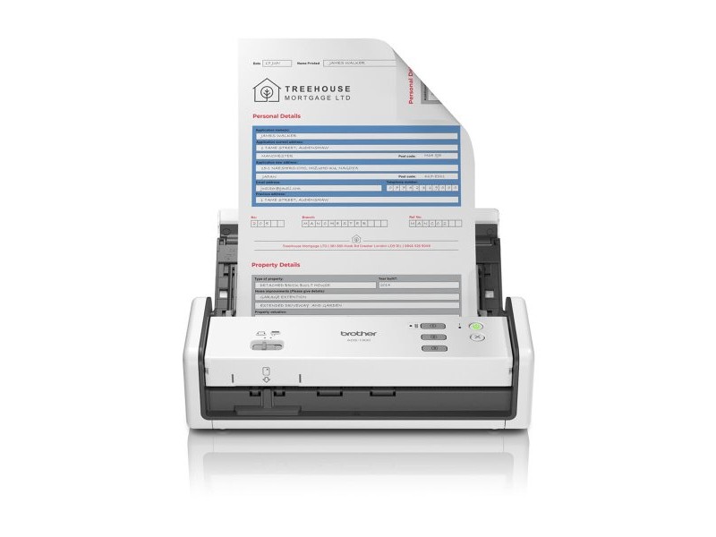Преносим скенер с два цвята Brother 6-20 ppm Преносим скенер с два цвята Brother 6-20 ppm